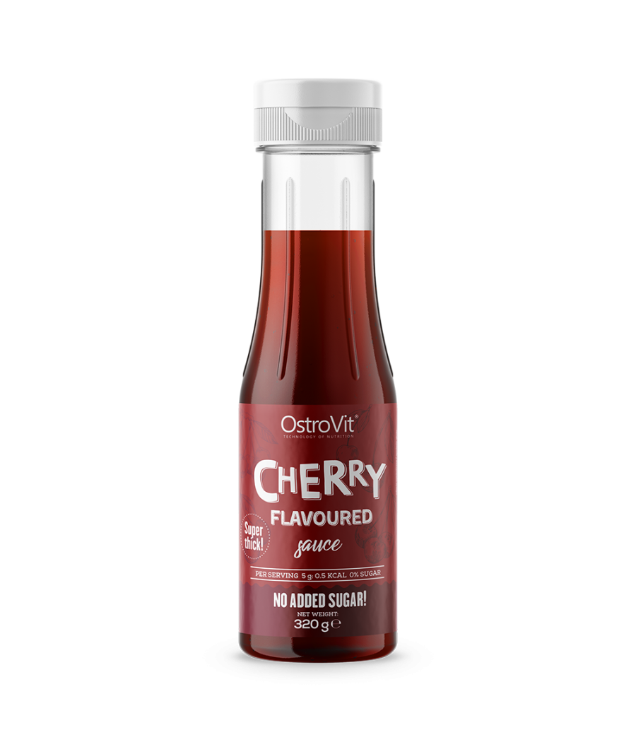 OSTROVIT Cherry Flavoured Sauce, 320 g – low-calorie product from Ostrovit, buy in Bombbar