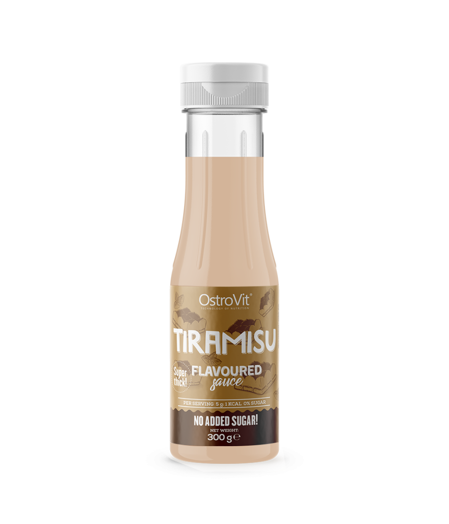 OSTROVIT Tiramisu flavored sauce, 300 g – low-calorie product from Ostrovit, buy in Bombbar