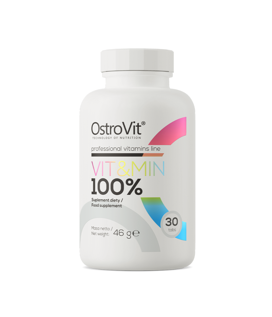 OSTROVIT 100% VIT&MIN 30 tablets – low-calorie product from Ostrovit, buy in Bombbar