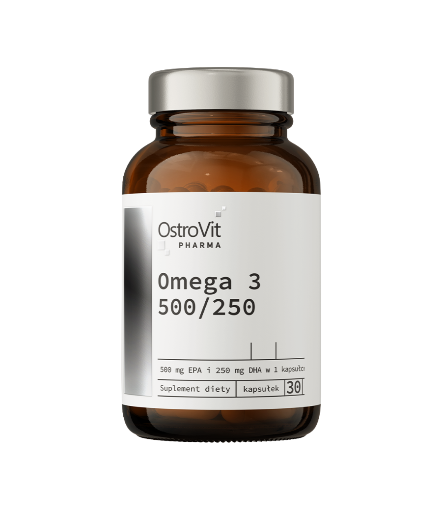 OSTROVIT  Pharma Omega 3 500/250 30 softgeelid – madala kalorsusega toode firmalt Ostrovit, osta Bombbar-ist