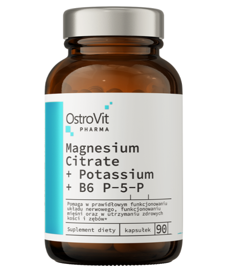 OSTROVIT PHARMA Magnesium Citrate + Potassium + B6 P-5-P 90 capslit