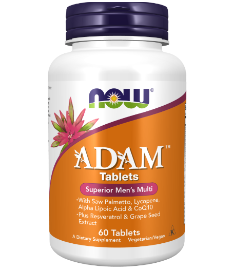 NOW ADAM Multi-Vitamin for Men  60 таблеток