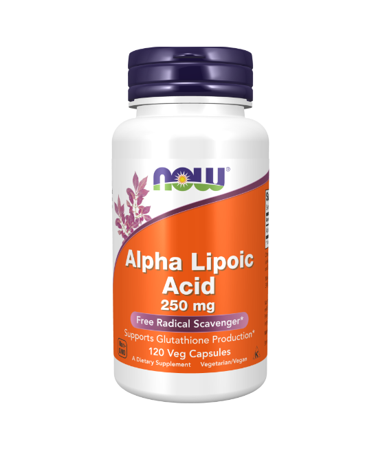 NOW Alpha Lipoic Acid, 250mg - 120 vegan capsules