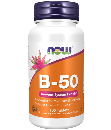 NOW Vitamin B-50 - 100 tablets