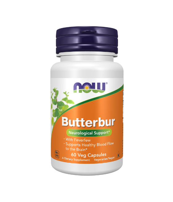 NOW Butterbur - 60 vegan capsules