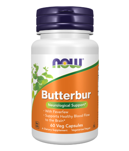 NOW Butterbur - 60 vegan capslit