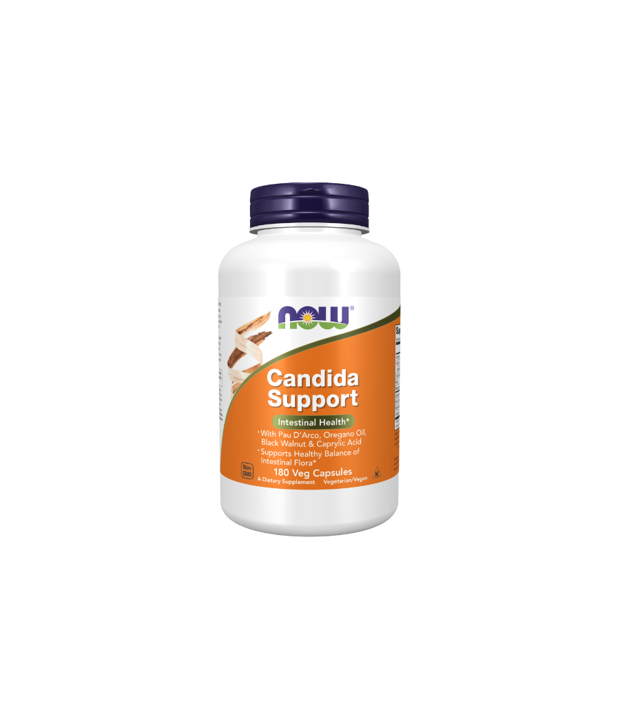 NOW Candida Support - 180 vegan capsules – low-calorie product from NOW, buy in Bombbar