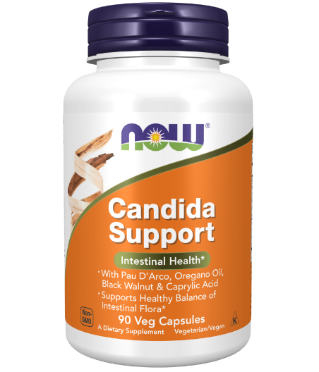 NOW Candida Support - 90 веган капсул