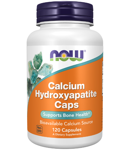 NOW Calcium Hydroxyapatite - 120 capsules