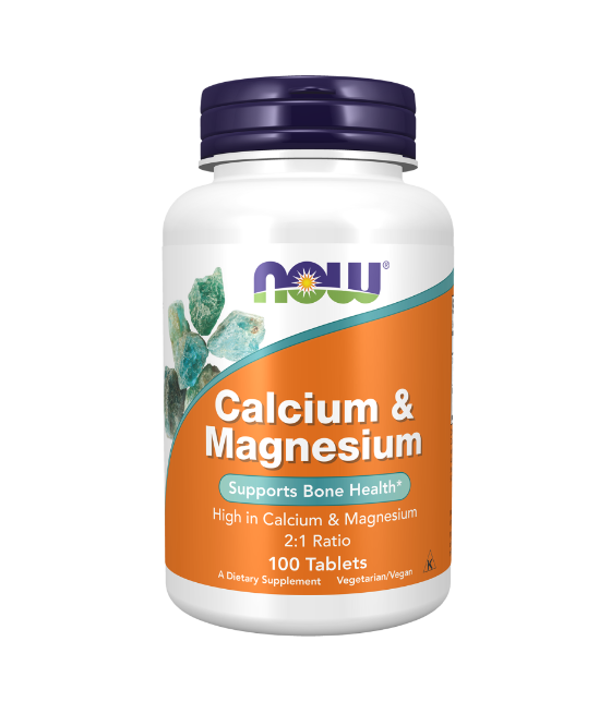 NOW Calcium & Magnesium - 100 таблеток