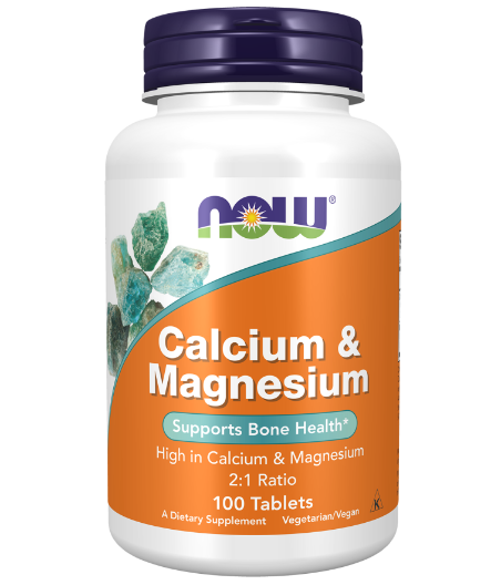 NOW Calcium & Magnesium - 100 таблеток