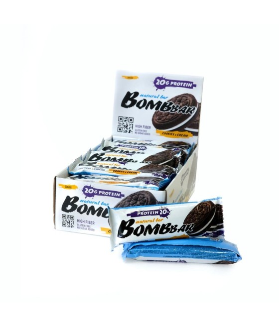Uncoated Protein Bar "Cookie with Cream," 60g.