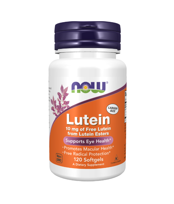 NOW Lutein 10 mg -120 gel capsules