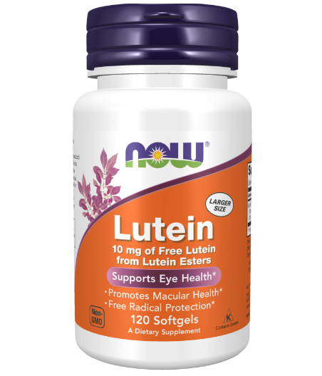 NOW Lutein 10 mg -120 gel capsules