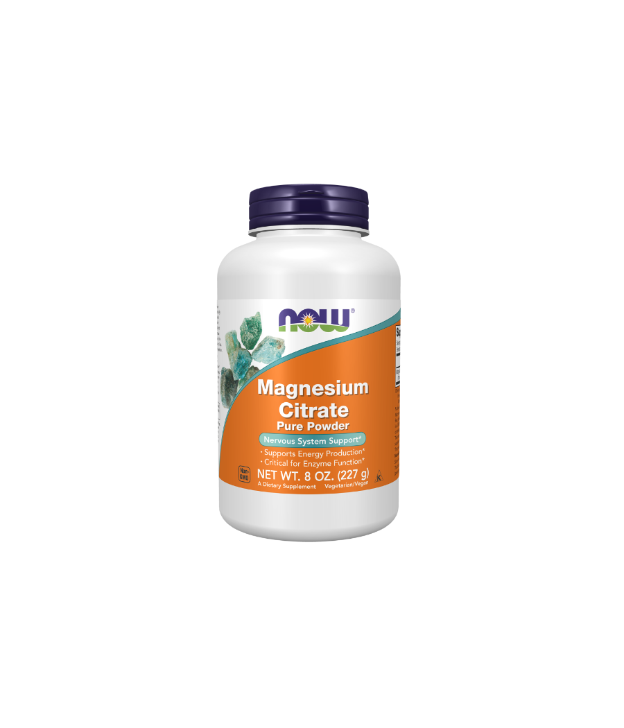 NOW FOODS Magnesium Citrate, Pure Powder - 227 grams – low-calorie product from NOW, buy in Bombbar