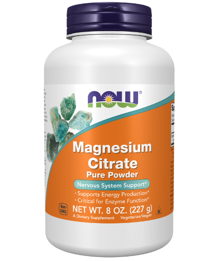 Magnesium Citrate, Pure Powder - 227 grams