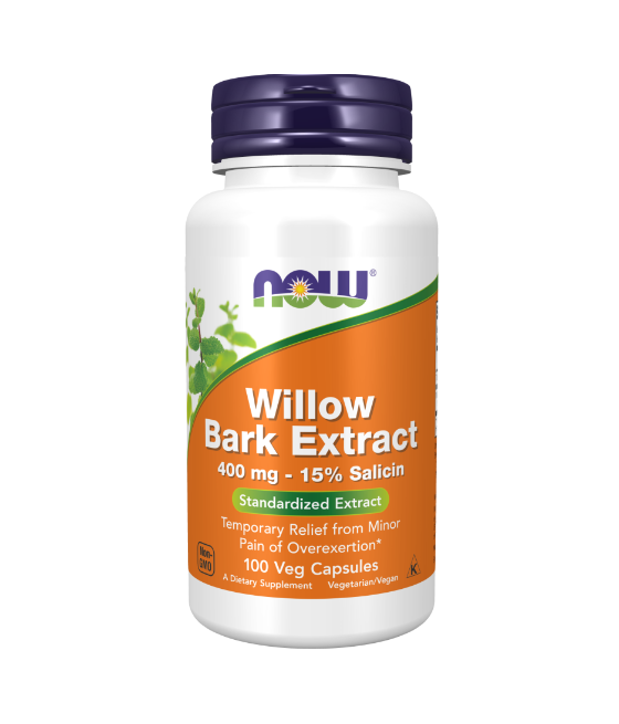 NOW Willow Bark Extract 400 mg -100 vegan capsules