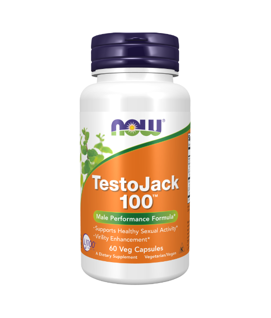 NOW TestoJack 100 - 60 vegan capsules