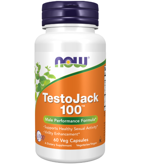 NOW FOODS TestoJack 100 - 60 веган капсул