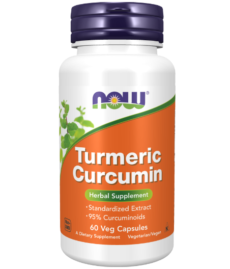 NOW Turmeric Curcumin - 60 vegan kapslit