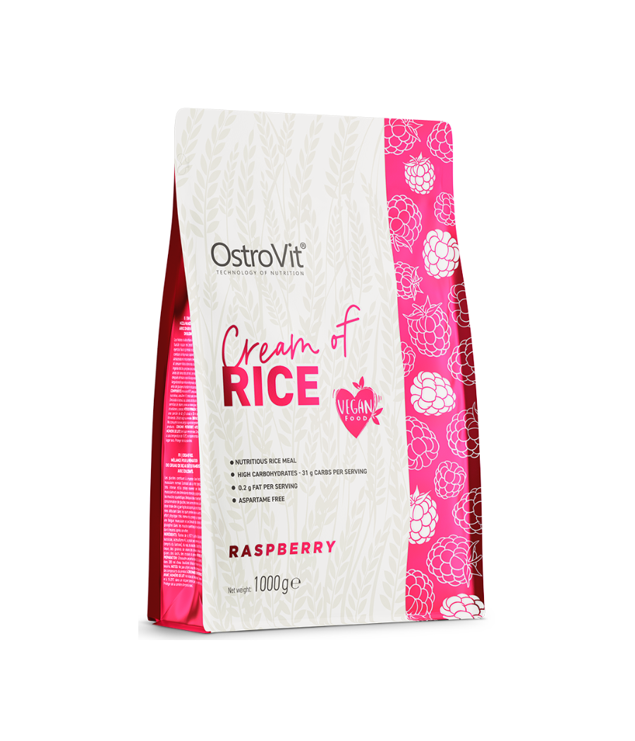 OSTROVIT Cream of Rice, raspberry - 1000g – low-calorie product from Ostrovit, buy in Bombbar