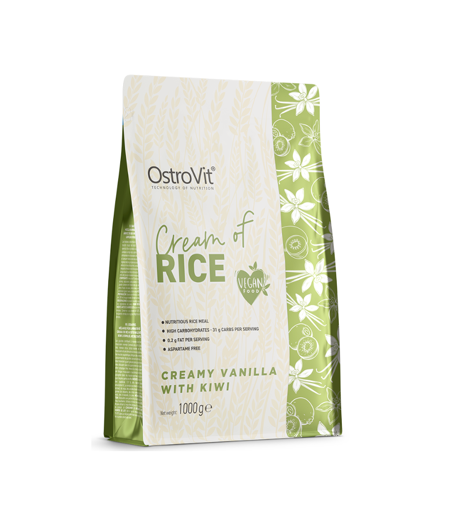 OSTROVIT Cream of Rice, сливочная ваниль с киви - 1000г – низкокалорийный продукт от Ostrovit, купить в Bombbar