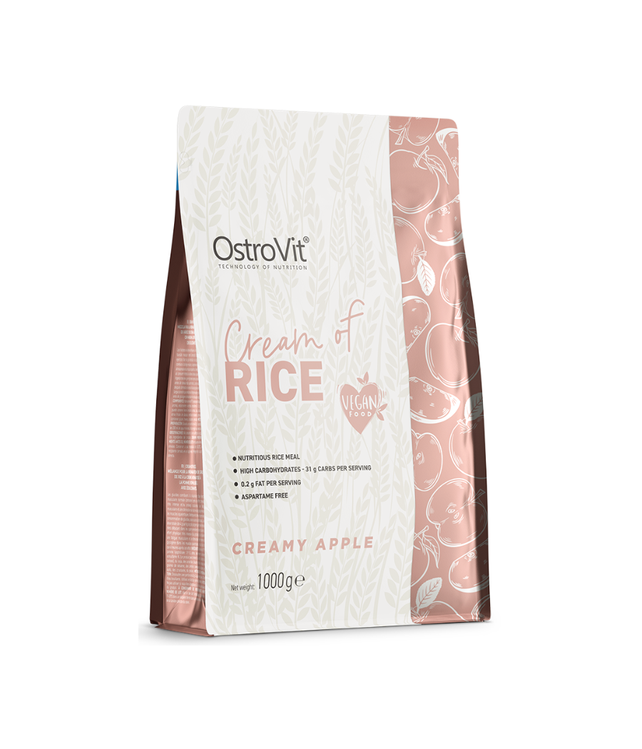 OSTROVIT Cream of Rice, creamy apple - 1000g – low-calorie product from Ostrovit, buy in Bombbar