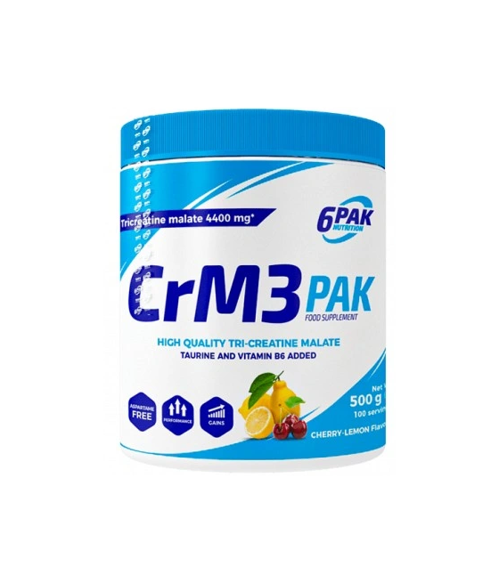 6PAK CrM3 PAK, kirss/sidrun - 500grammi