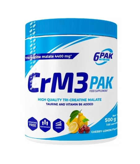 6PAK CrM3 PAK, kirss/sidrun - 500grammi