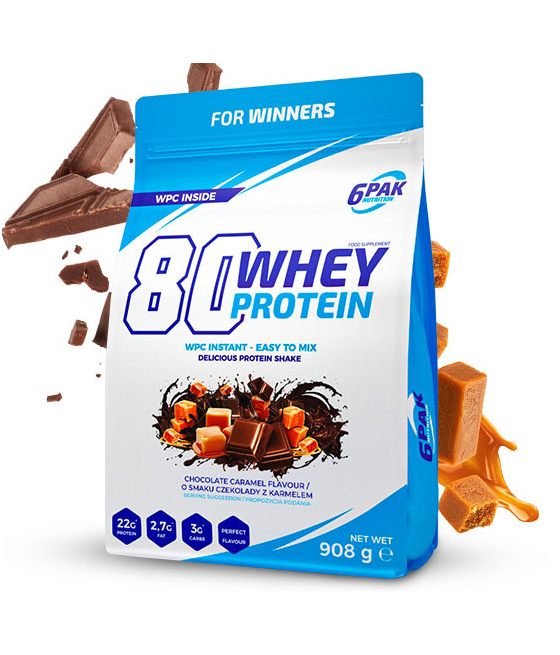 6PAK 80 WHEY PROTEIN,...