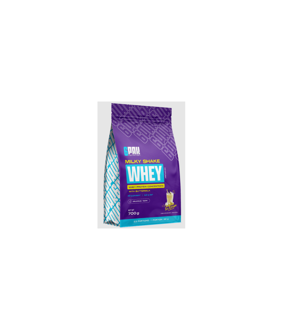 6PAK MILKY SHAKE WHEY, vanilla ice cream - 700gram – low-calorie product from 6PAK Nutrition, buy in Bombbar