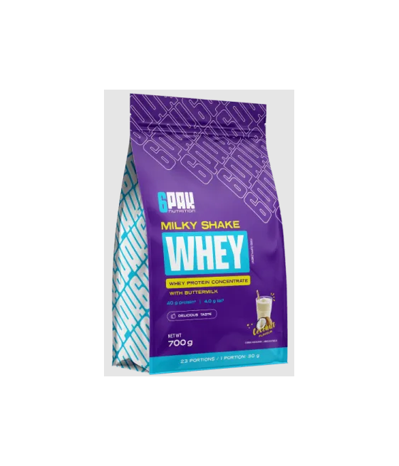 6PAK MILKY SHAKE WHEY, кокос - 700 грамм