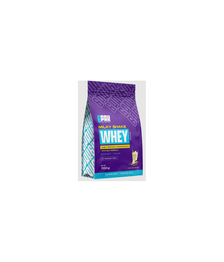 6PAK MILKY SHAKE WHEY, vanilla - 700gram – low-calorie product from 6PAK Nutrition, buy in Bombbar