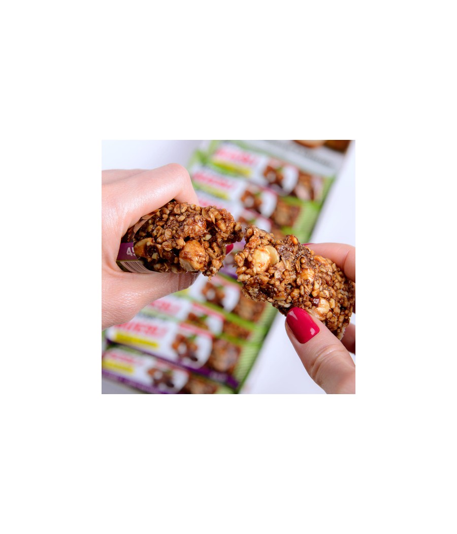 BOMBBAR Muesli Bar "Hazelnut", 45 g – low-calorie product from Bombbar, buy in Bombbar