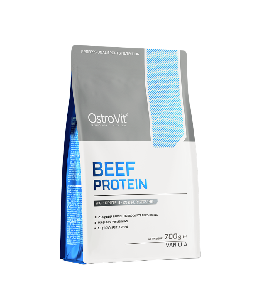 OSTROVIT BEEF Protein, Vanilla - 700грамм – низкокалорийный продукт от Ostrovit, купить в Bombbar