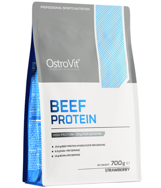 OSTROVIT BEEF Protein, strawberry - 700grams