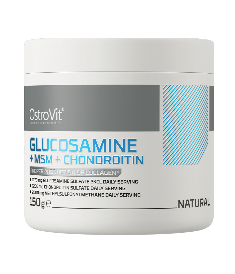 OSTROVIT Glucosamine + MSM + Chondroitin, looduslik - 150 grammi – madala kalorsusega toode firmalt Ostrovit, osta Bombbar-ist