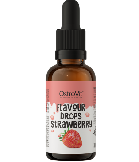 OSTROVIT Flavour Drops, strawberry - 30 ml