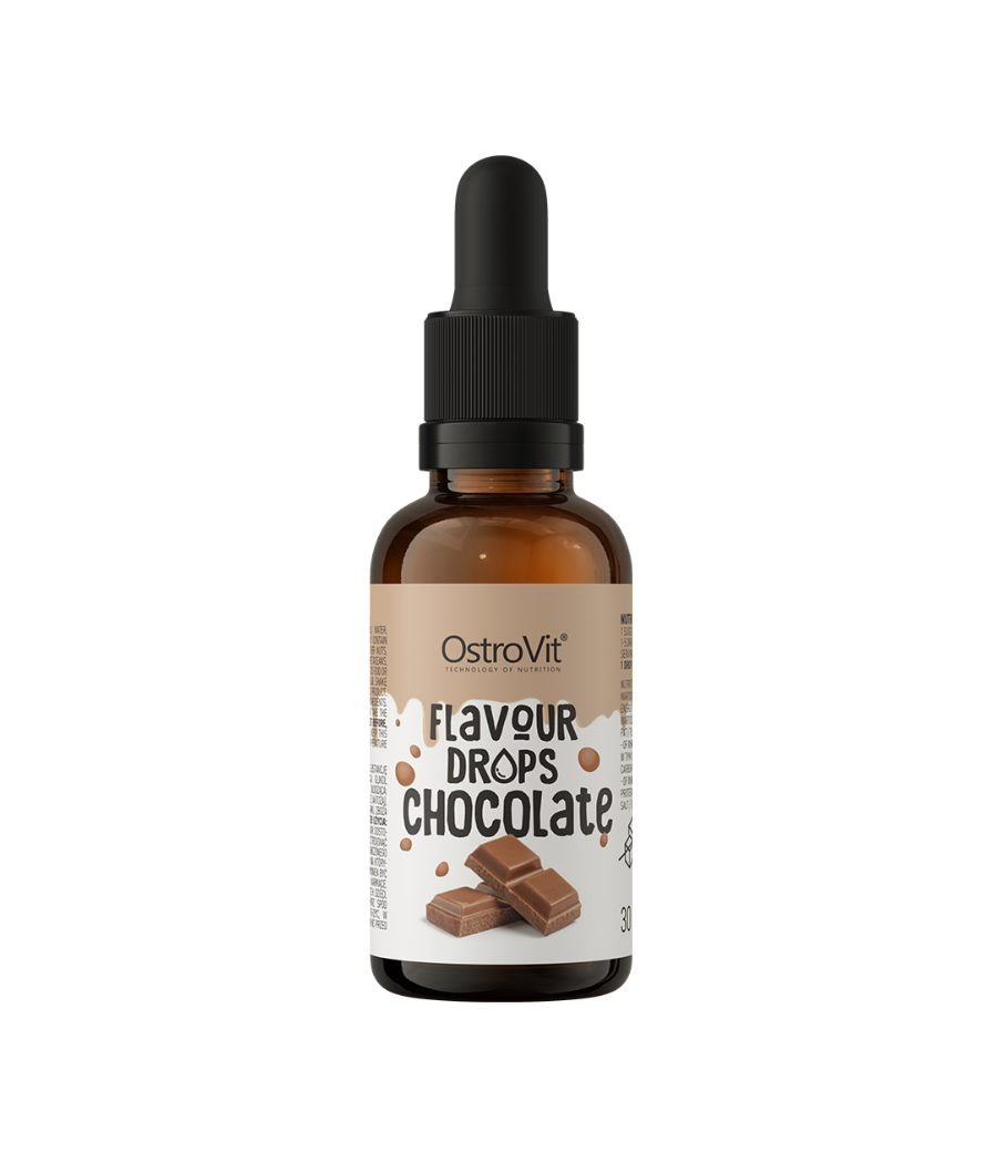 OSTROVIT Flavour Drops, Chocolate - 30 ml – low-calorie product from Ostrovit, buy in Bombbar