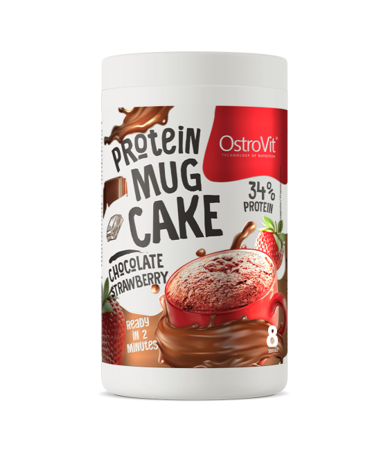 OSTROVIT Proteiinisegu küpsetamiseks Mug Cake "Šokolaad ja Maasikas", 360 g