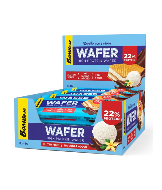 BOMBBAR Wafer Bar "Vanilla Ice Cream in Chocolate", 45 g