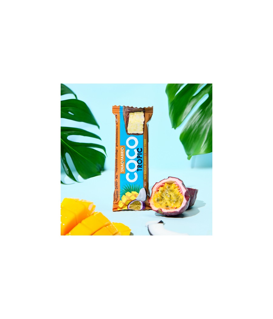 SNAQ FABRIQ COCO Protein Bar "Mango-Passionfruit", 40g – low-calorie product from Snaq Fabriq, buy in Bombbar