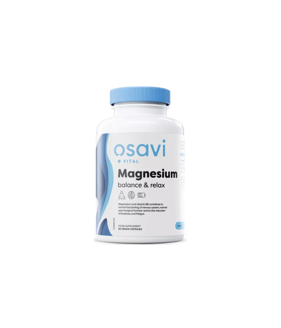 OSAVI Magnesium Balance & Relax - 90 vegan capsules – low-calorie product from Osavi, buy in Bombbar