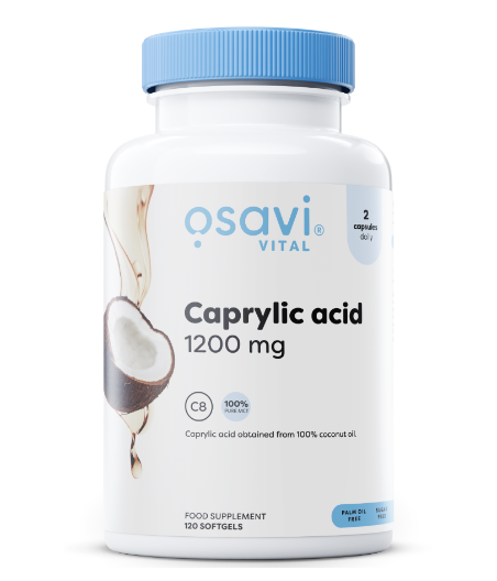 OSAVI Caprylic Acid, 1200mg - 60 softgels