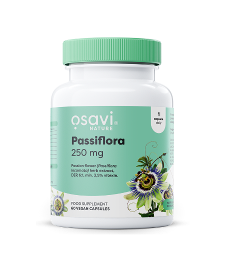 OSAVI Passiflora, 250mg - 60 vegan capsules