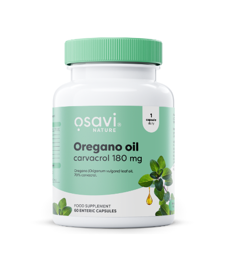 OSAVI Oregano Oil Carvacrol, 180mg - 60 enteric capsules