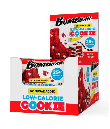 BOMBBAR Cookie, Red Velvet - 40 grams