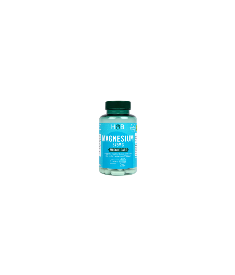 HOLLAND&BARRETT Magnesium, 375mg - 90 tablets – low-calorie product from Holland&Barrett, buy in Bombbar