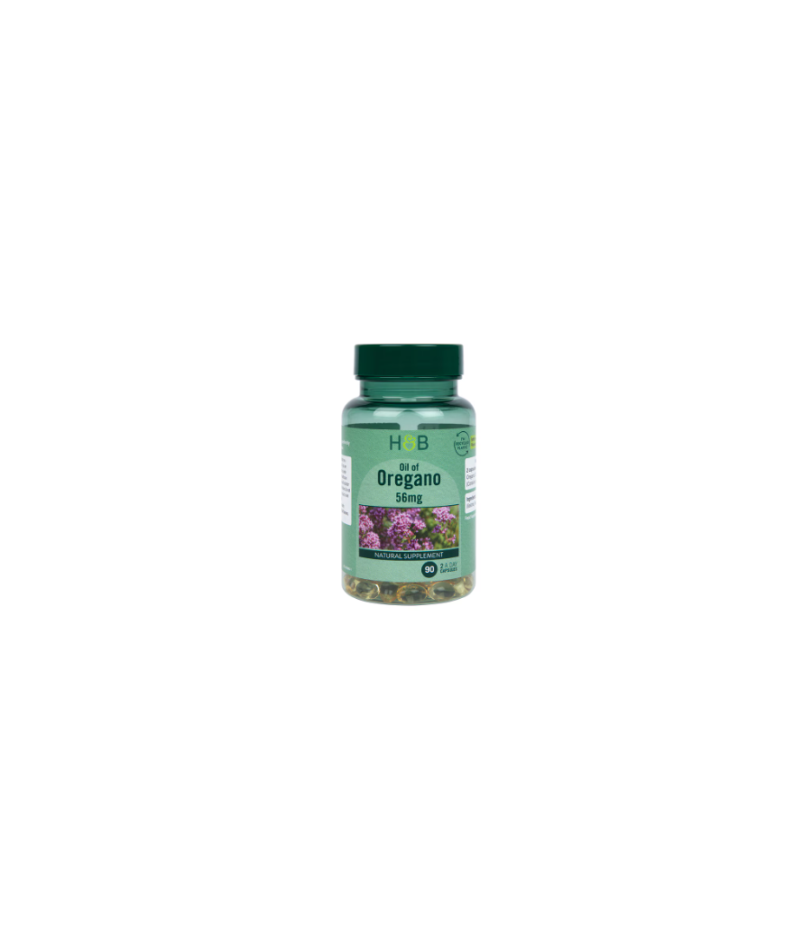 HOLLAND&BARRETT Oil of Oregano, 56mg - 90 capsules – low-calorie product from Holland&Barrett, buy in Bombbar