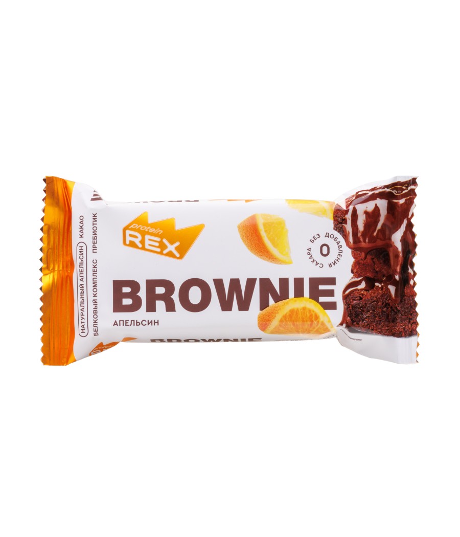 PROTEIN REX Brownie proteiinikook, apelsin - 50 g – madala kalorsusega toode firmalt Protein Rex, osta Bombbar-ist